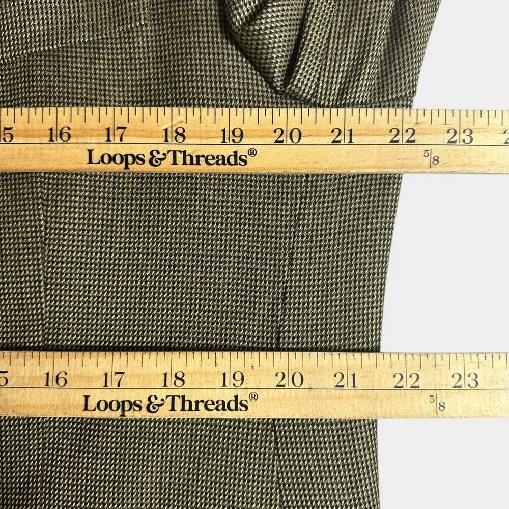 RALPH LAUREN Mens Wool Blazer Sport Coat 2-Btn Jacket Single vent 42L Brown/Tan